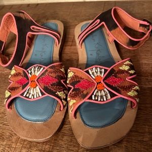 Meher Kakalia Gatsby Sandals/ Anthropologie
